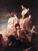 PIAZZETTA, Giovanni Battista Idyll at the Coast sg oil painting